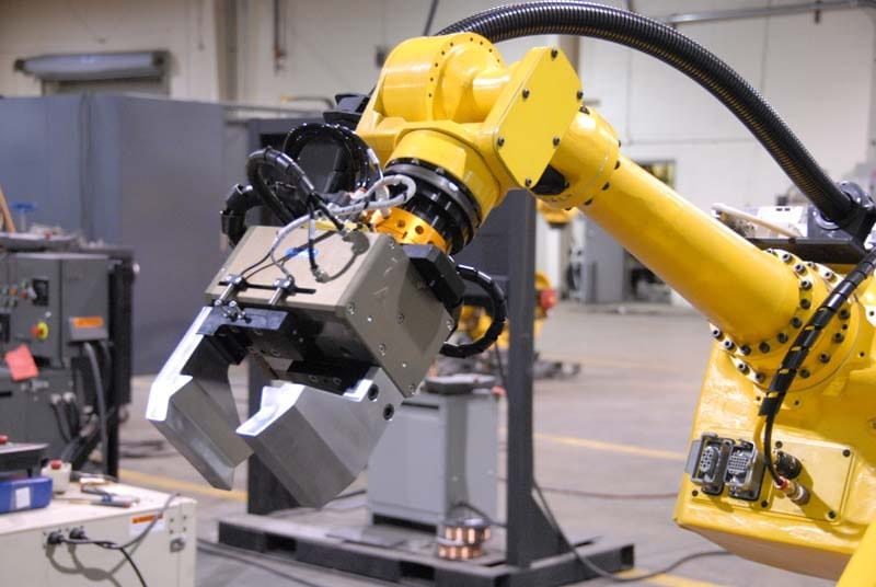 PGS Medium Parallel Grippers with Bore, Bar Air Pressure