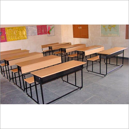 Wooden School Student Desk, 1200L x 600W x 750H mm in Saharanpur
