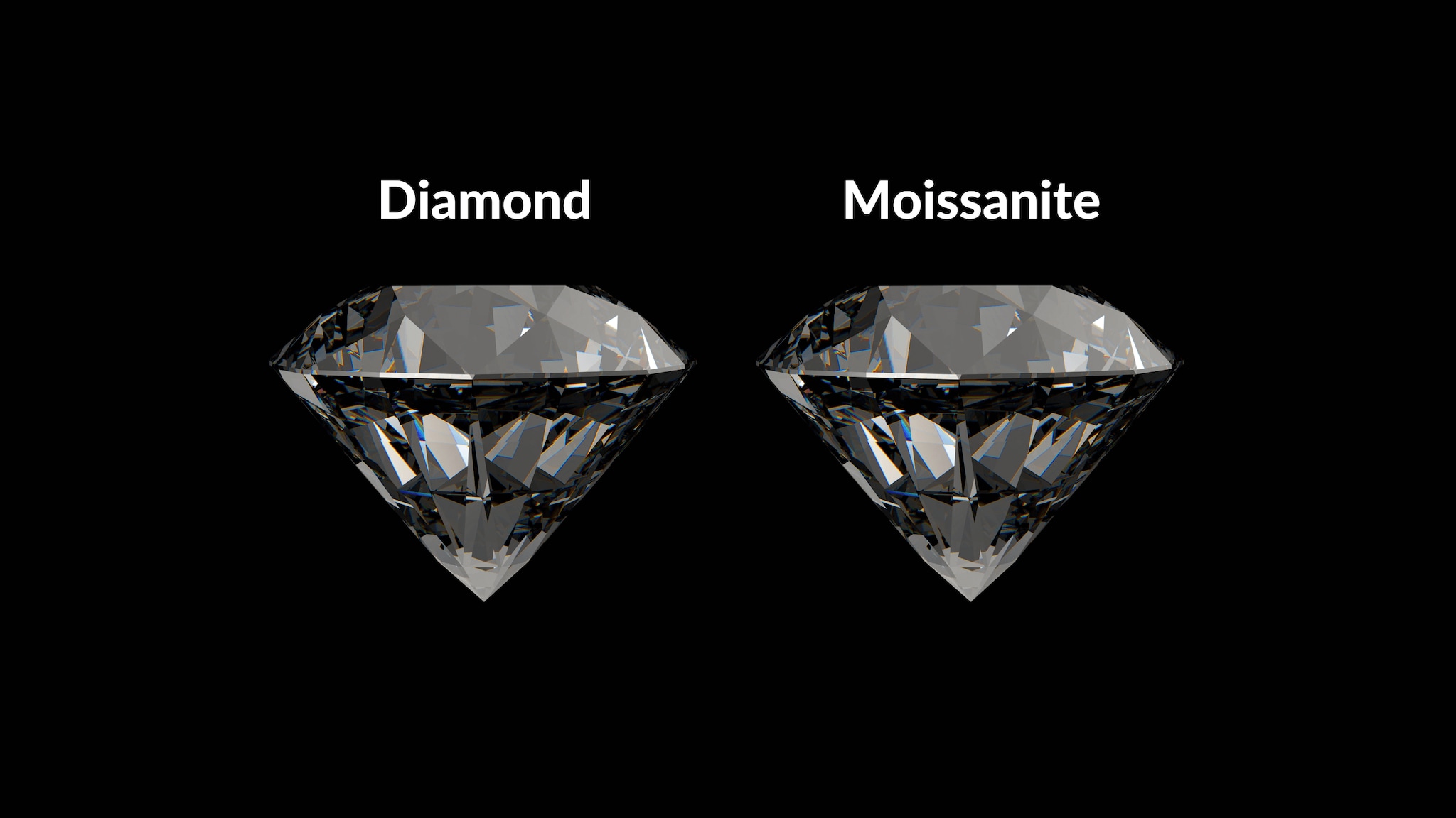 Vs Natural Diamond What Is The Difference Between Moissanite And