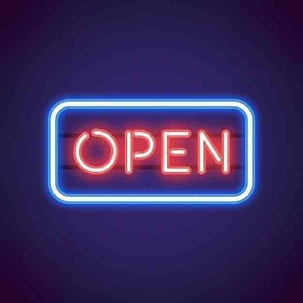 Open Led Background Signages Rectangular Single Phase Open LED Sign Board (Multicolor) in Bangalore ...