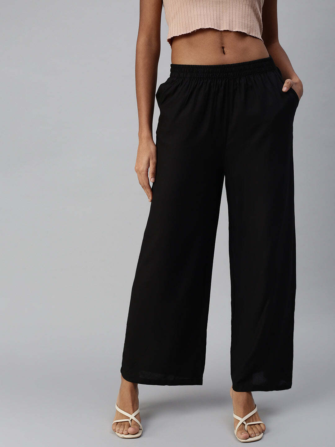 Womens Trousers Palazzo Pants Online Reliance Trends Womens Pants