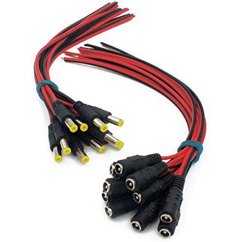 Buy 10 Pairs 12v 5a Male Amp Female Cctv Security Camera Dc Power Adapter Connectors Pigtail Cable For Cctv Dvr Surveillance Video System By Zramo 2 1mm X 5 5 Mm Features Price Reviews Buy 10 Pairs 12v 5a Male Amp Female Cctv Security Camera Dc Power Adapter Connectors Pigtail Cable For Cctv Dvr Surveillance Video System By Zramo 2 1mm X 5 5 Mm Features Price Reviews