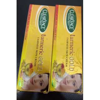 clear face turmeric gold cream