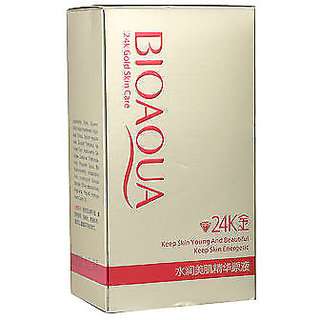 review bioaqua 24k gold skin care