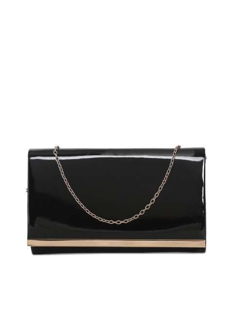 accessorize black clutch