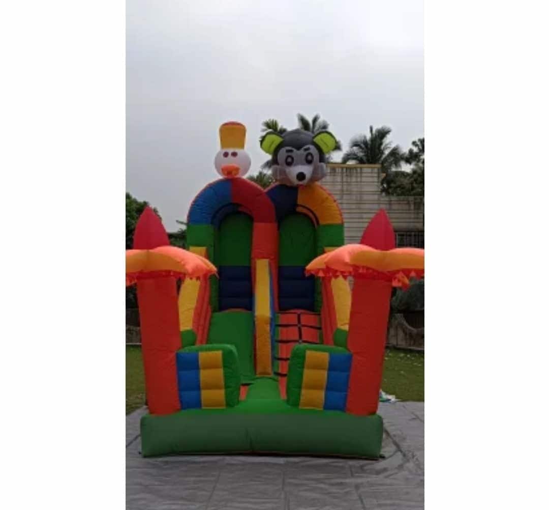 Slider Mickey Mouse Inflatable Bouncer Castle in Kolkata at