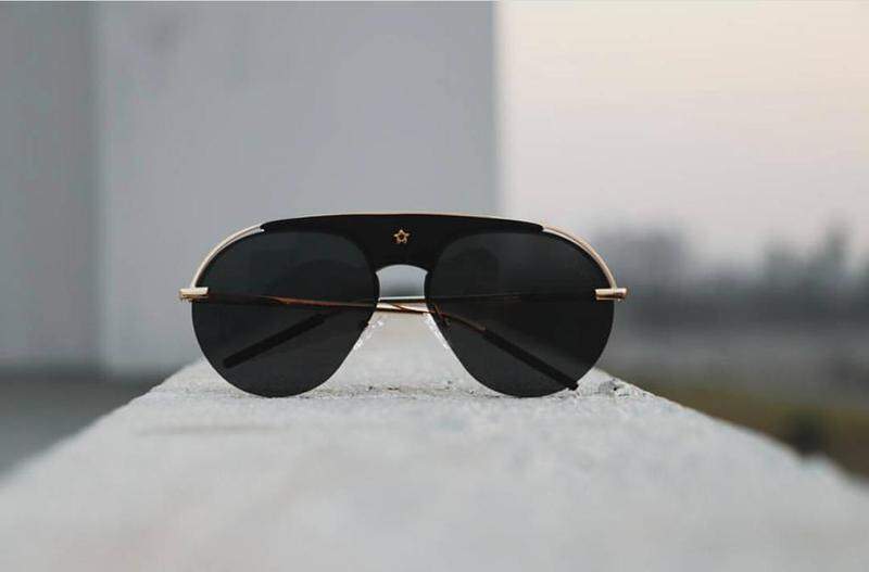 Sunglasses Latest Glasses For Men Buy OPERA Silver Black Rectangle