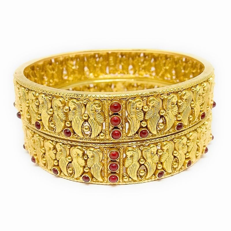 22 Carat 20 Gram Ladies Golden Gold Bangles in Mayiladuthurai at
