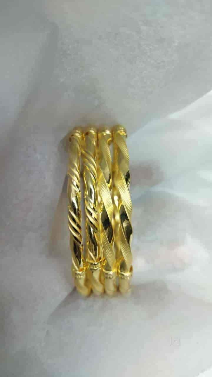 Bangles Madras Jewellery Masjid India 22 Carat Round Gold Bangles