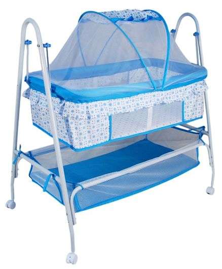 babyhug love teddy bassinet