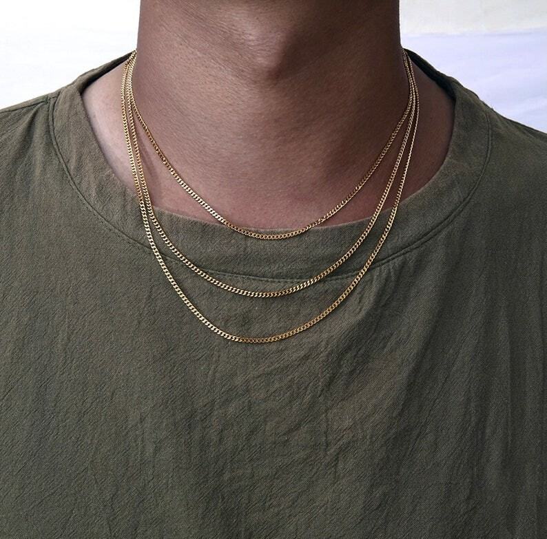 2mm 20 Inch Gold Chain 2mm 18K Gold Chain Necklace In Chennai At