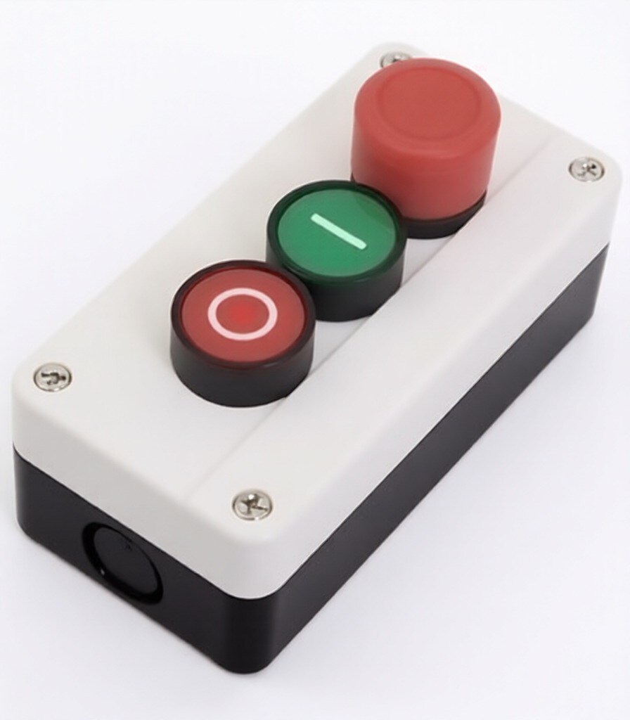 BS-02 30mm Emergency Stop Button Switch Protector – Transparent PC Guard Case For Industrial Controls