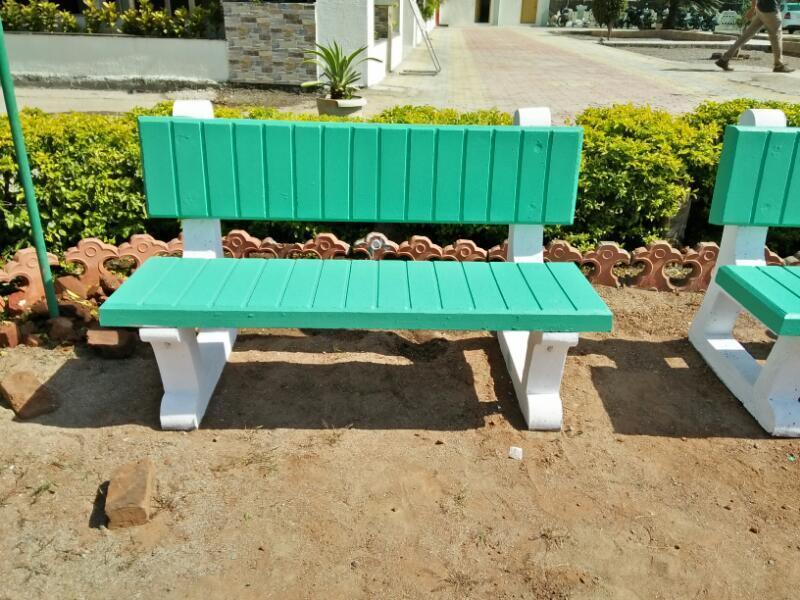 Rcc Garden Cement Outdoor Bench Cement Seater Bench Price With Arm
