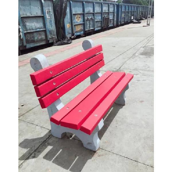 Seater RCC Precast Concrete Bench (Red And White) in Lucknow at