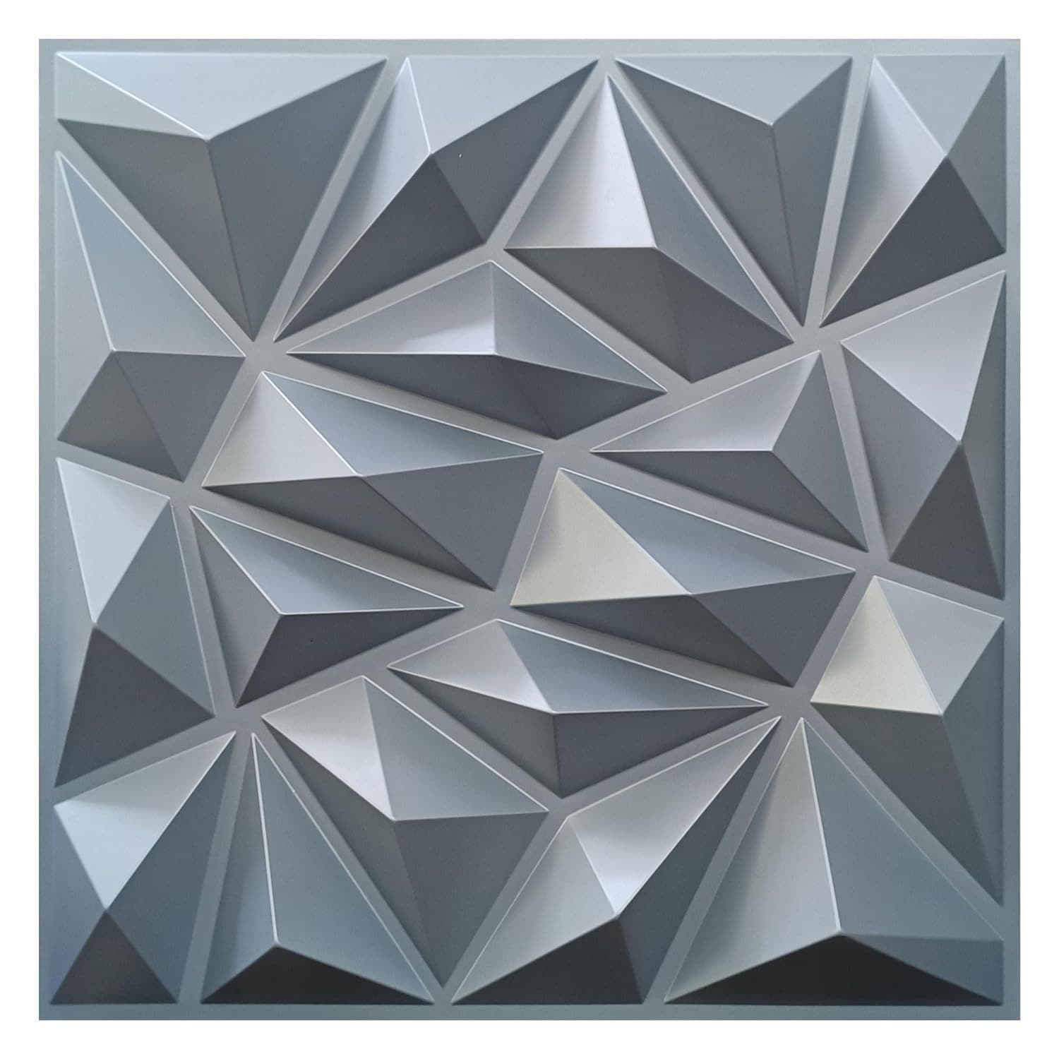 3D PVC Wall Panel For Home And Office (Grey) in Chandigarh at