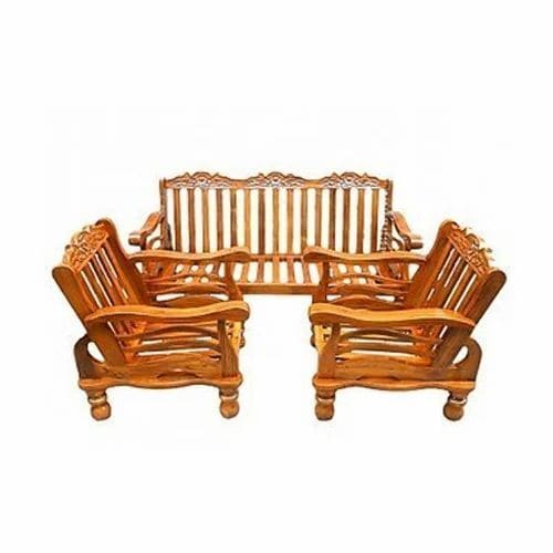 Seater Brown Wooden Sofa Set in Palakkad at ₹ 40,000
