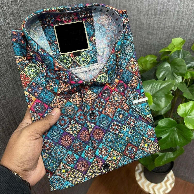 And Blue Men's Designer Shirt in Hyderabad at ₹ 400