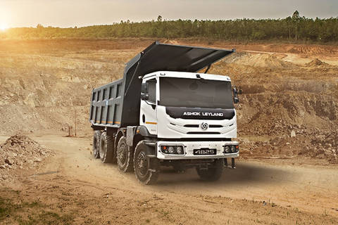 ASHOK LEYLAND 4825 10x4 DTLA (Bogie) 6600 29 Cum Box Truck in