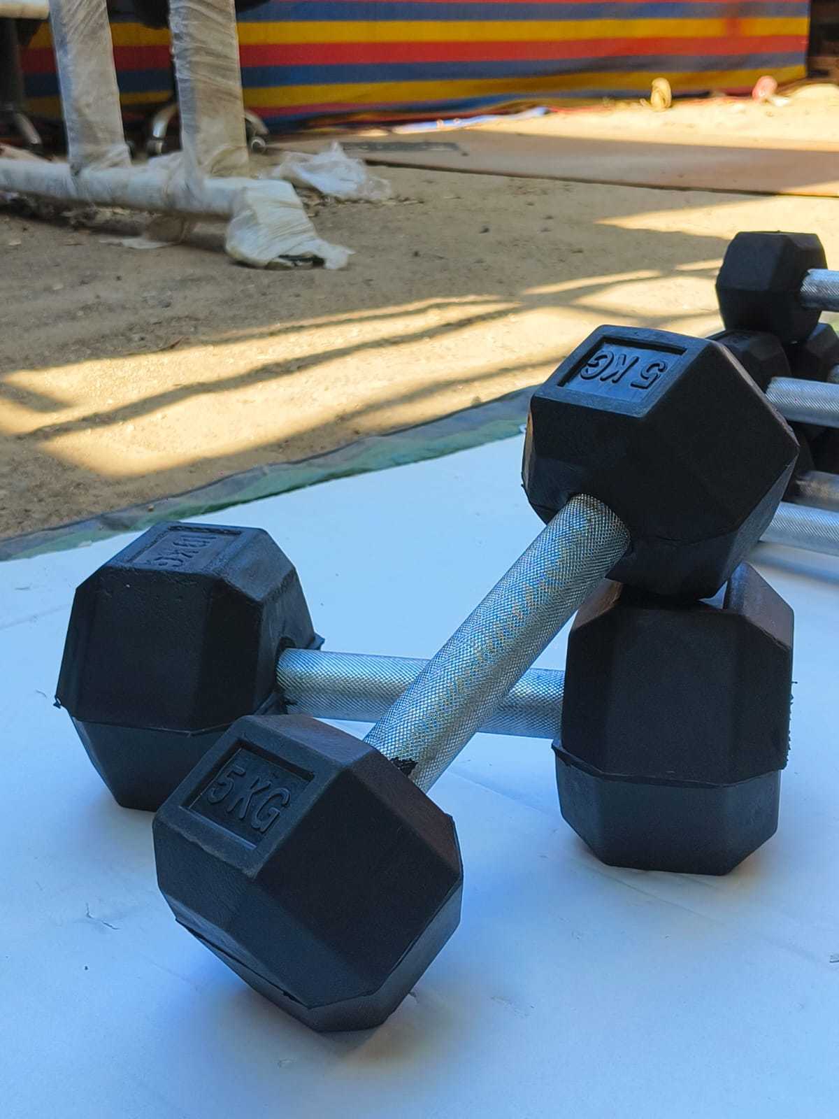 5kg Hexagon Dumbbells Set in Vadodara at ₹ 120 Kg by MMSS