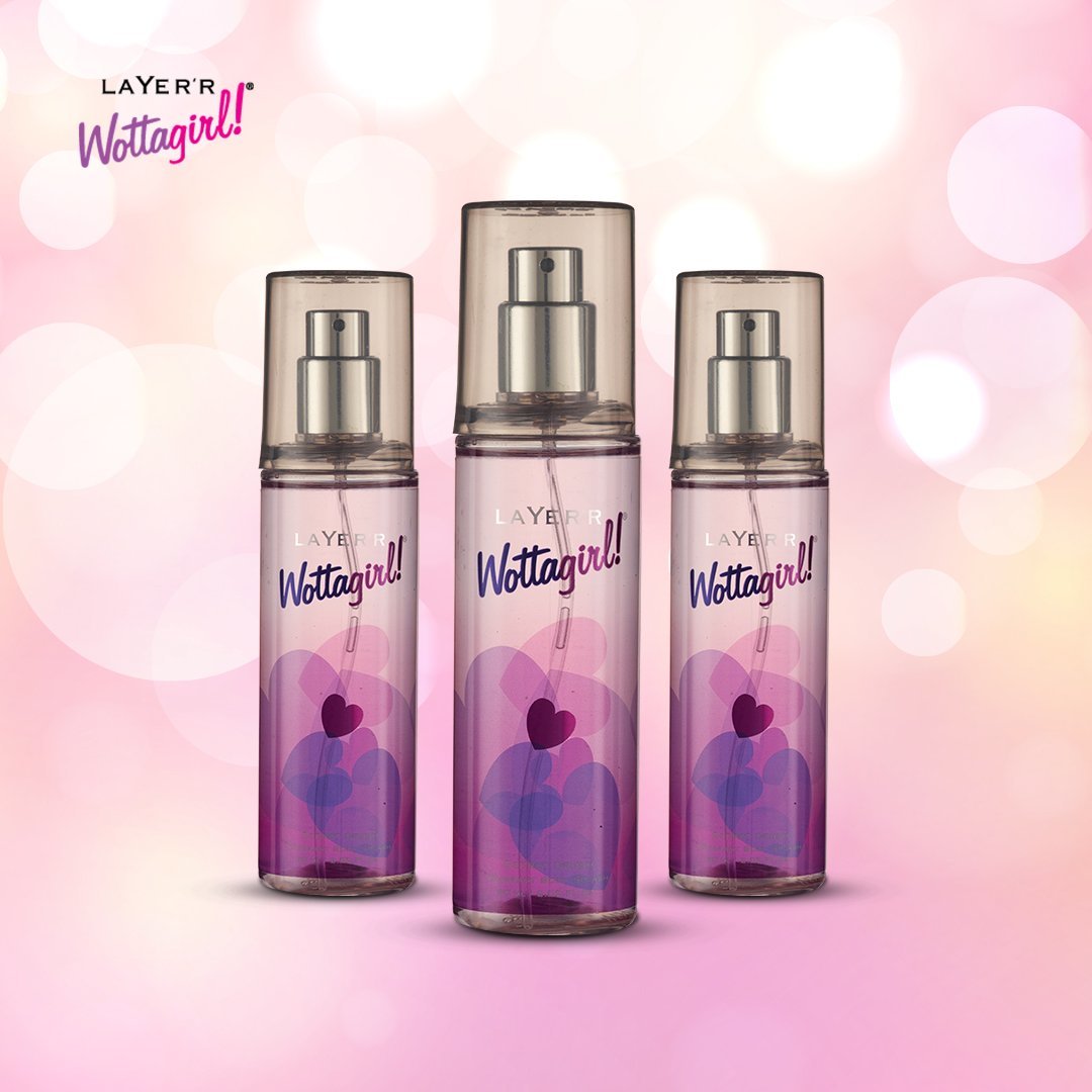 Layer Wottagirl Secret Crush Body Splash For Women 60ml Pack Of