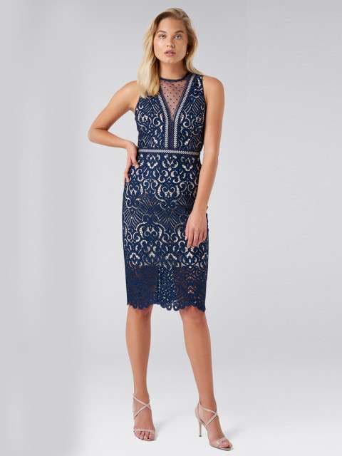 forever new navy blue dress