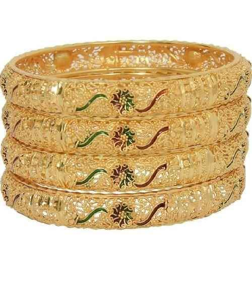 8grm gold bangles designs