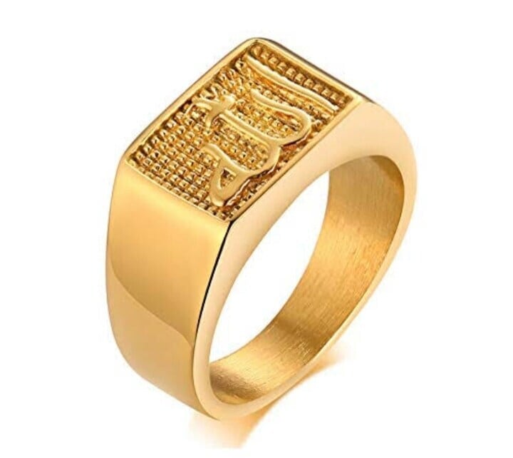 916 Hall Mark 22CT Gold Ring, Thickness: 12 mm in Kanchipuram at