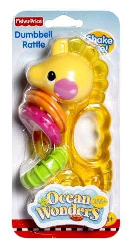 dumbbell rattle fisher price