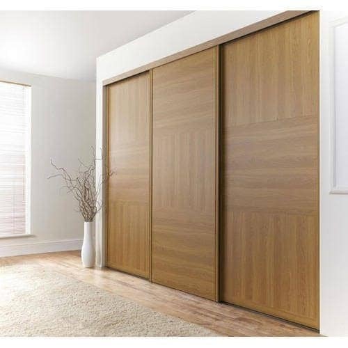 A Simple Sliding Wardrobe With A Wood Laminate Finish in Zirakpur at 300 Sq.ft MOQ 1 Sq.ft by Ali Hasan Justdial