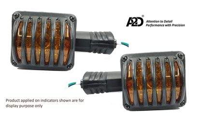 A2D Bike Motorcycle Turn Signal Bike Indicator Blinker Light Grill