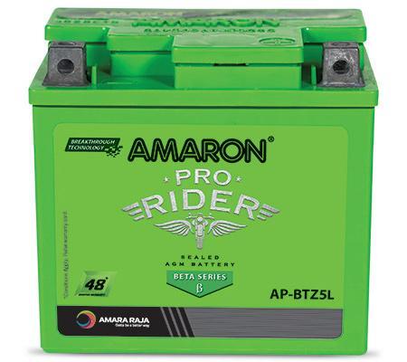 AMARON Pro Bike Rider Two Wheeler Battery [ABR-PR-APBTZ5L