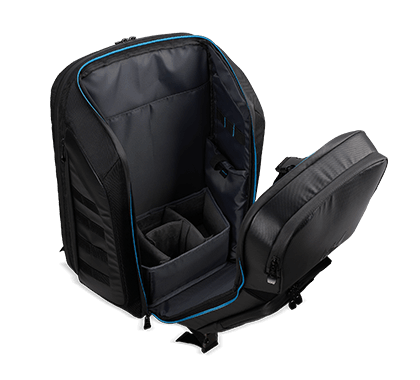 acer predator m-utility 1680d ballistic laptop backpack Lite Gaming - Lightweight Polyester with Water-Resistant Zippers and Ventilated Mesh Back Perfect For Everyday Commuting and Gaming - Fits 15.6