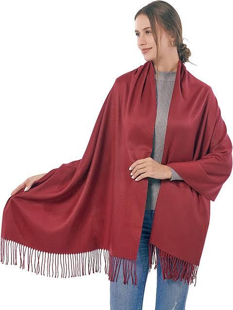 Acrylic Wool Plain Shawls Online Acrylic Pashmina Shawl In Shimla
