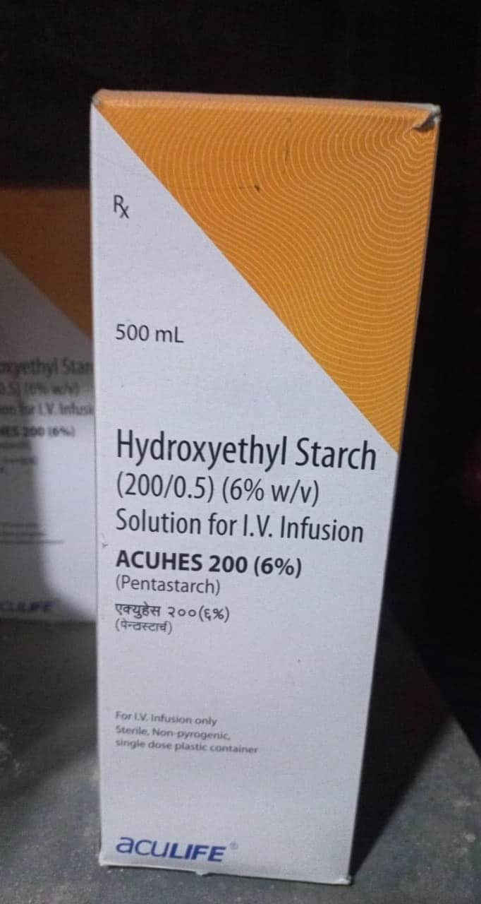 Acuhes 200 Hydroxyethyl Starch Antibiotic Injection in Agra at