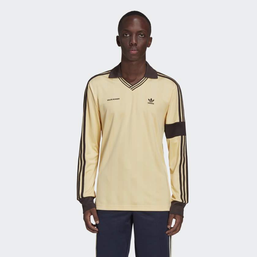  Wales Bonner JERSEY TRUCK TOP 新品M Adidas GL5185 Wales Bonner Long Sleeve Football Jersey (Orange