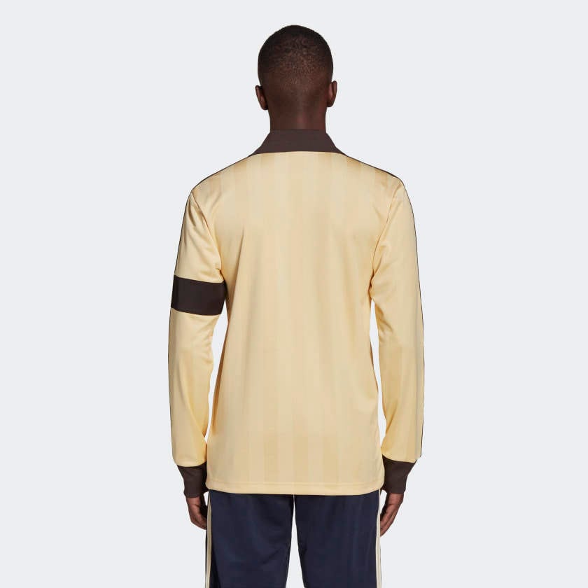 Adidas GL5185 Wales Bonner Long Sleeve Football Jersey (Orange