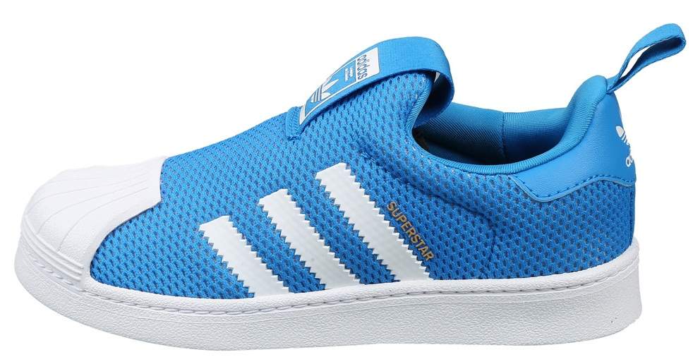 Adidas Junior Kids Originals Superstar 360 C Shoes (White, Bright Blue,  Size - 12K) in Bangalore at  3,491 -  3,599 by Sunrise Enterprises -  Justdial