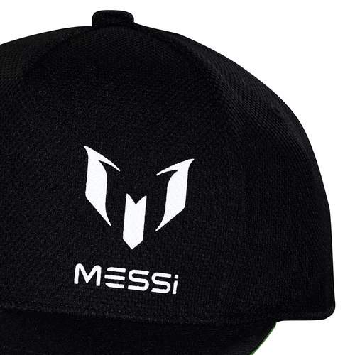 Adidas Kids-Boys Football Messi Cap (OSFY- Black, Green) in