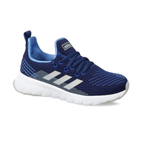 Adidas Kids Unisex Running Asweego Shoes (Dark Blue, Grey