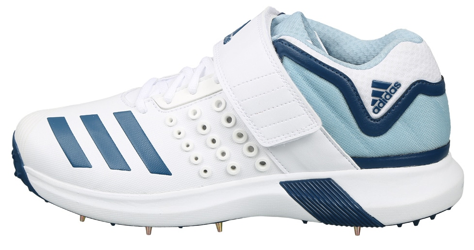 Adidas Men's Cricket Adipower Vector Mid Sports Shoes (White