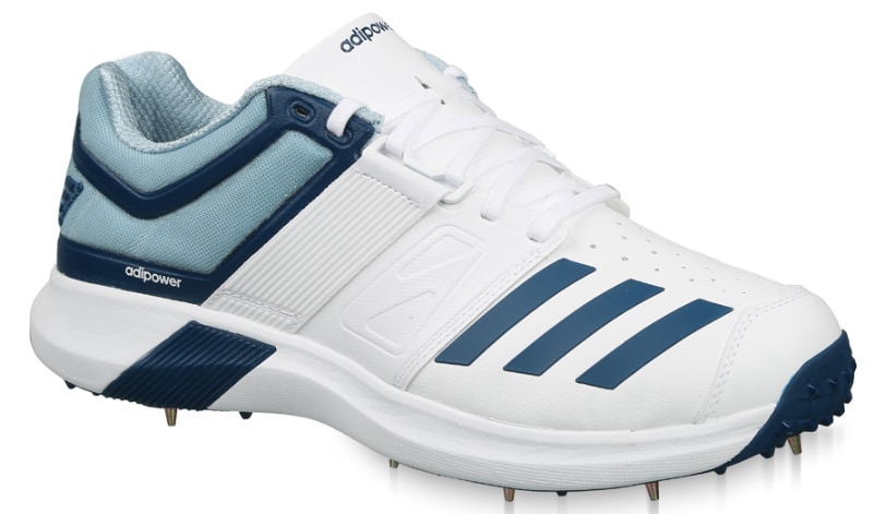 Adidas Men's Cricket Adipower Vector Sports Shoes (White, Legend