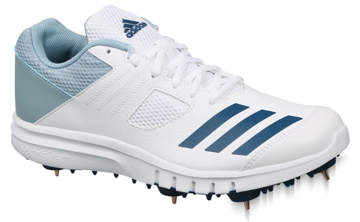 Adidas Howzat Spike Adidas Spike Shoes For Football Adidas Men's Cricket  Howzat Spike Sports Shoes (White, Legend