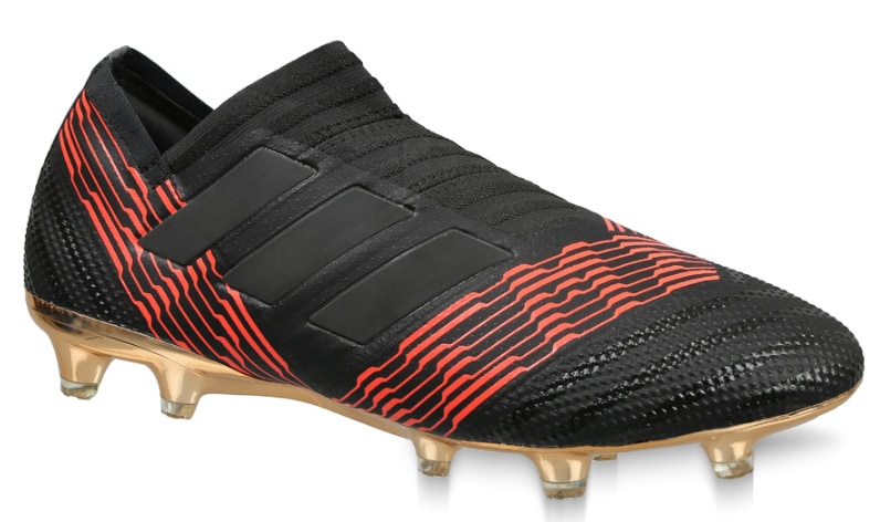 Adidas Men'S Football Nemeziz 17+ Fg Shoes (Core Black, Solar Red
