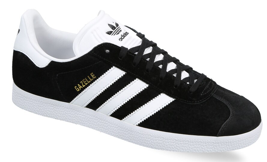 Adidas Men'S Originals Gazelle Low Shoes (Core Black, White, Gold