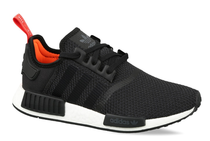 Adidas Men's Originals Nmd_R1 Shoes (Core Black, Solar Orange