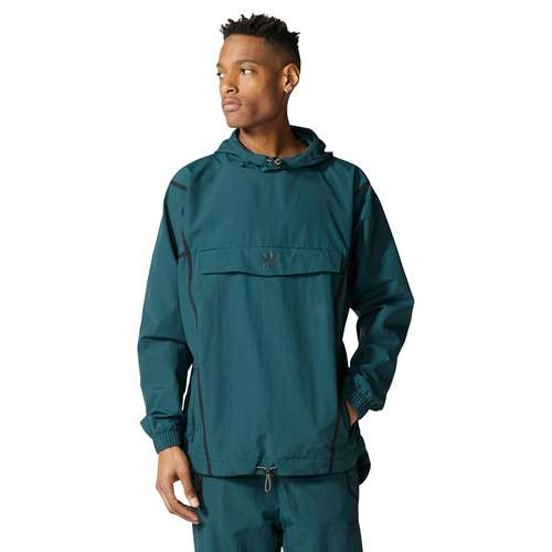 Buy adidas Men s Originals Taped Poncho Windbreaker M Green Night Online Best Price adidas Men s Originals Taped Poncho Windbreaker M Green Night Justdial Shop Online