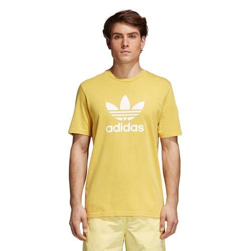 Adidas Men's Originals Trefoil Tee (XL- Yellow) in Nashik at