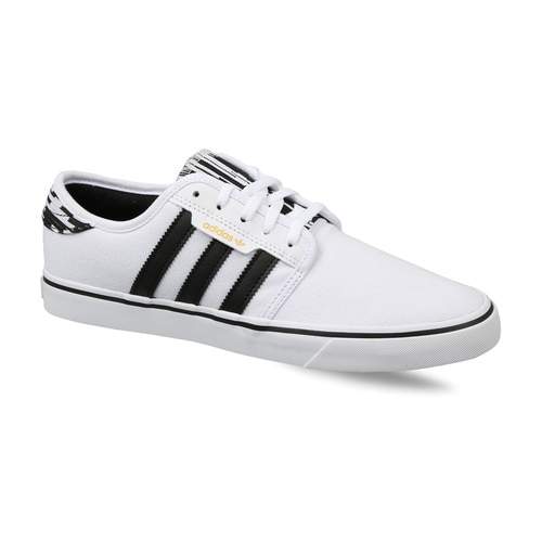 Adidas Men's Skateboarding Seeley Vulcanized Shoes (12- White