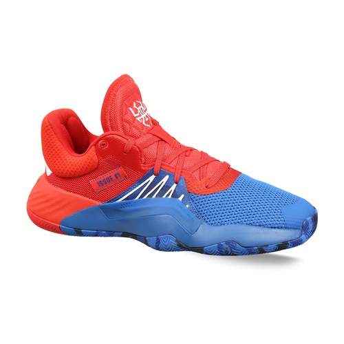 Adidas Mens Basketball Don Issue Shoes (Size: 7, Blue, Red) in