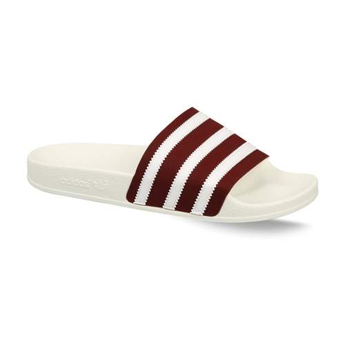 Adidas Mens Originals Adilette Slides (Collegiate Burgundy, White